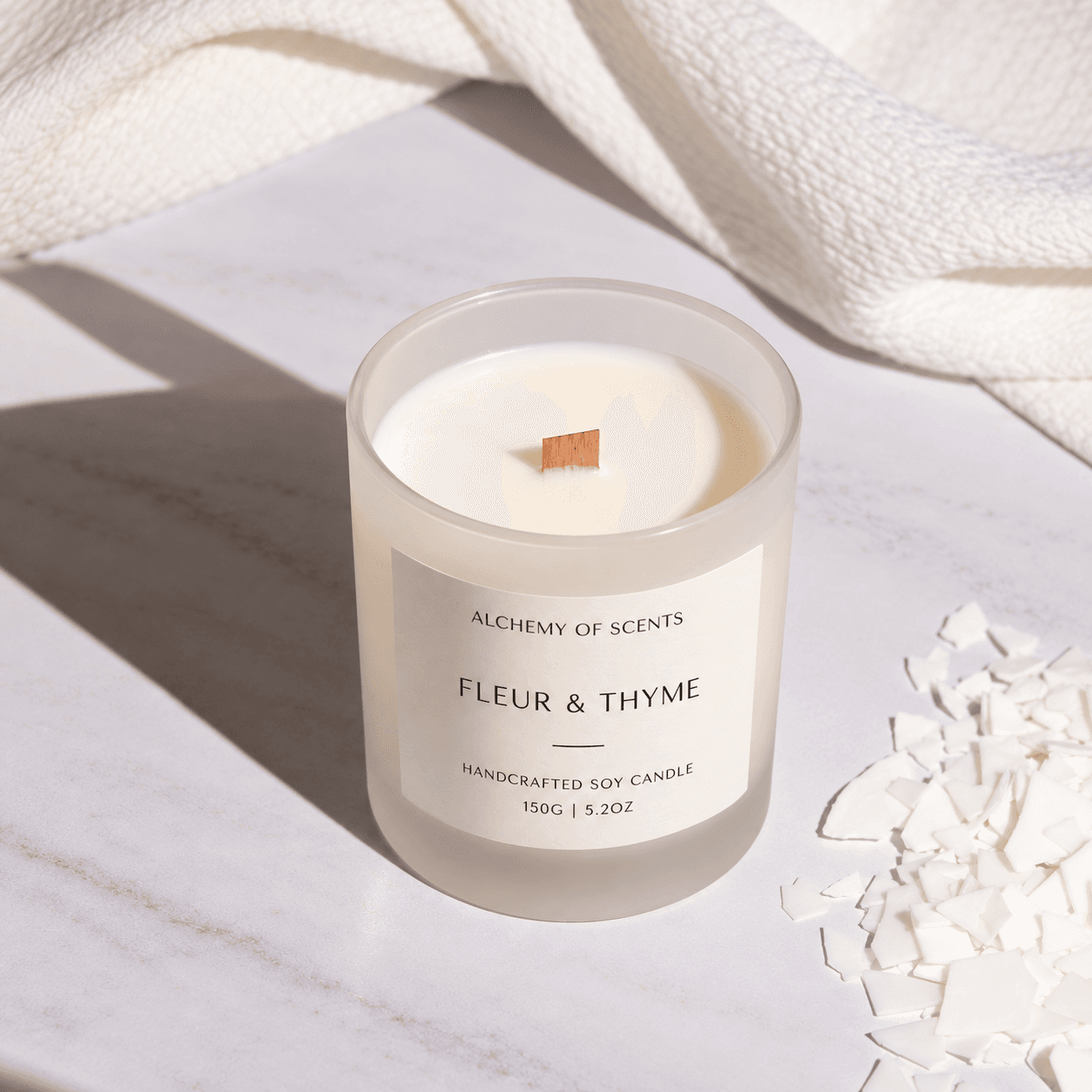 Frosted Jar Candles